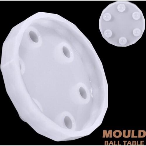Coaster Silicone Molds Clear Resin CastingTray Mold Ornaments Agate Epoxy Mould Jewelry Tray Making Tool DIY Craft Accessory