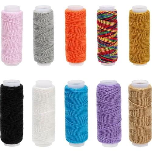 10PCS Spools Sewing Threads Overlocking Polyester Embroidery Sewing Threads Maching Thread All Purpose Crafts Tools