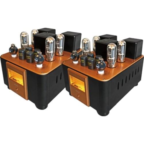 Meixing Mingda MC211-AS Mono Vacuum Tube Amplifier 6SN7 Push 211 Class AB1 Power Amplifier 100W 110V/220V (pair)