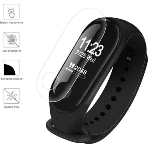 Anti-Scratch TPU Soft Full Coverage Protective Film For Xiaomi Mi Band 3 Band3 Miband 3 Smart Wristband Screen Protector Cover