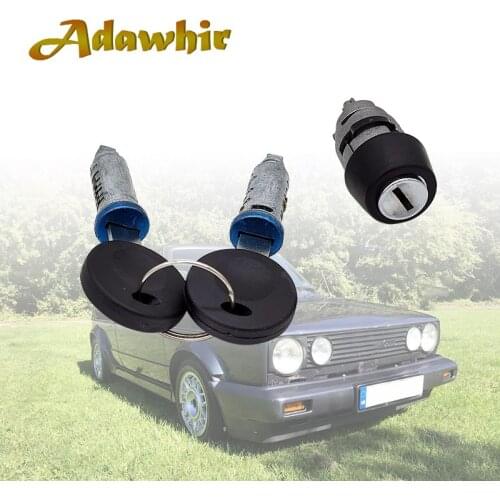 Steering Ignition Switch Lock Cylinder w/key for VW Golf Passat Typ3 for Audi 4000 80/90/Avant Coupe quattro 191905855 191837061