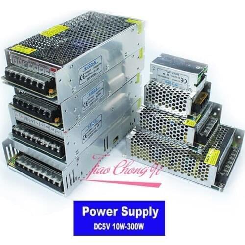 AC 110V-220V TO DC5V 2A/3A/5A/10A/20A/30A/40A/60A Switch LED Power Supply Transformers WS2812B WS2801 SK6812 5050 LED Strip