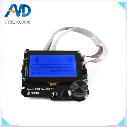 F5 V1.2 Control Board Replace BASE 1.4 & Ramps 1.4 Controller Board + Generic 12864 Panel V1.1 Smart 12864LCD Module Display