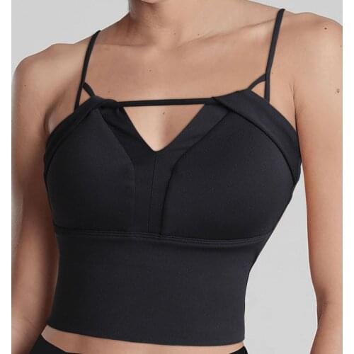 Sexy Sports Bra Shock Proof Yoga Underwear Fitness Bra Sporty Woman WorkoutTop Sexy Pitted Gym Vest Clothes
