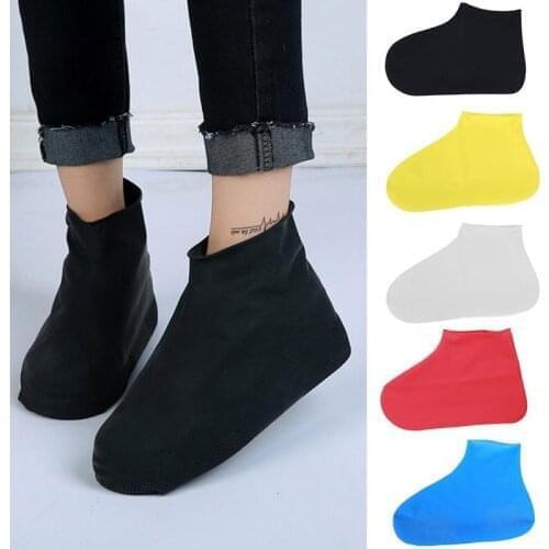 Silicone Covers for Shoes from Rain Traveling Outdoor Portable Reusable Silicone Shoe Cover Overshoes Unisex Shoes Accessories