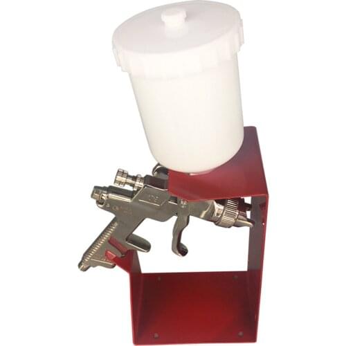 Construction Gravity Feed Paint Gun Holder Gravity Feed Spray Gun Holder Stand, Holds Auto Paint Spray Guns, Table or Bench Top