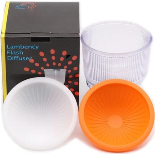 Universal Cloud Clear Lambency Flash Reflection Diffuser Reflector + Dome Cover Set for Flash Speedlite for Camera Photography