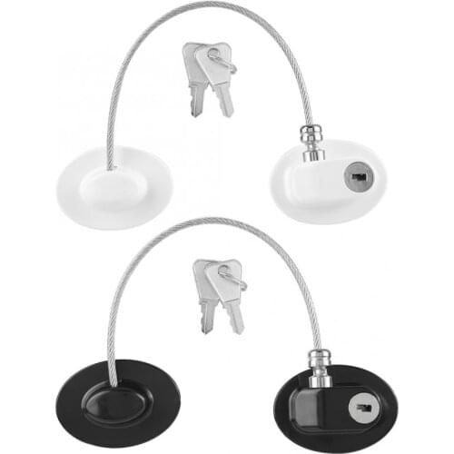 Stainless Steel Baby Child Safety Lock Window Refrigerator Opening Security Cable Door Lock For Kids Safety Protector Protection