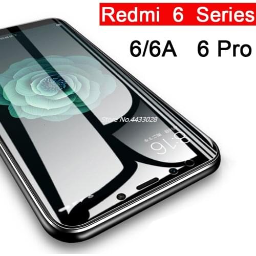 Protective Glass for xiaomi redmi 6 pro 6a a6 tempered Glas case on the xiomi xiami xaomi redmi 6 a 6a pro a6 6pro cover film 9H