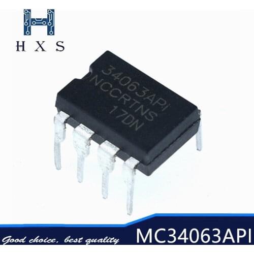 10 pcs MC34063API MC34063AP1 MC34063 DIP8 34063API DIP-8 new and original