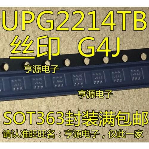 10pieces UPG2214 G4J UPG2214TB SOT23-6