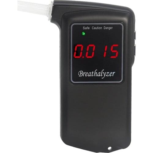 2019 new Patent High Accuracy Prefessional Police Digital Breath Alcohol Tester Breathalyzer AT858S with Box Blister Packaging