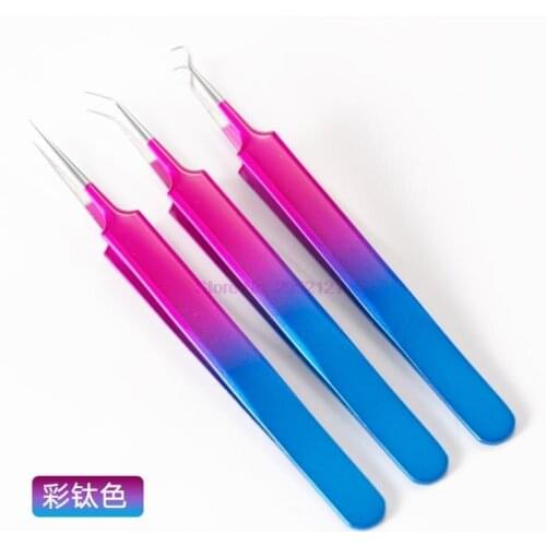 500pcs Stainless Steel Acne Needle Tweezers Blackhead Acne Remover Face Care Tool Multi-purpose Extension eyelash
