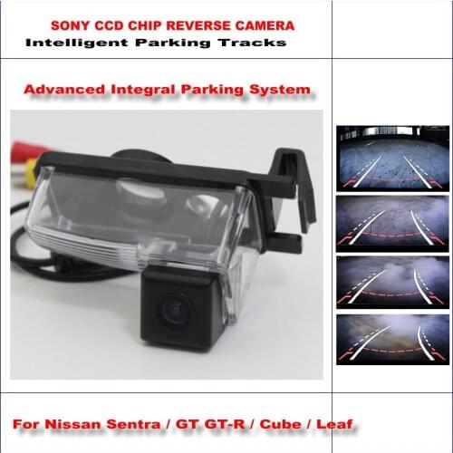 Car Intelligentized Reverse Camera For Nissan Sentra/GT-R/Cube/Leaf Rear View Back Dynamic Guidance Track CAM