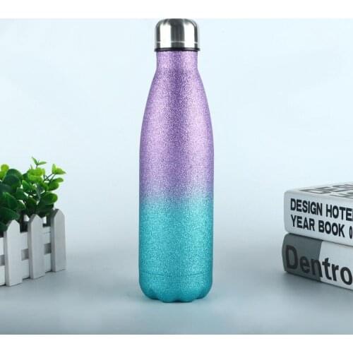 500ml Cute Girls Cup Stainless Steel Water Bottle Hot Cold Cola Bottle Double-Wall Insulated Vacuum Flask free shipping items