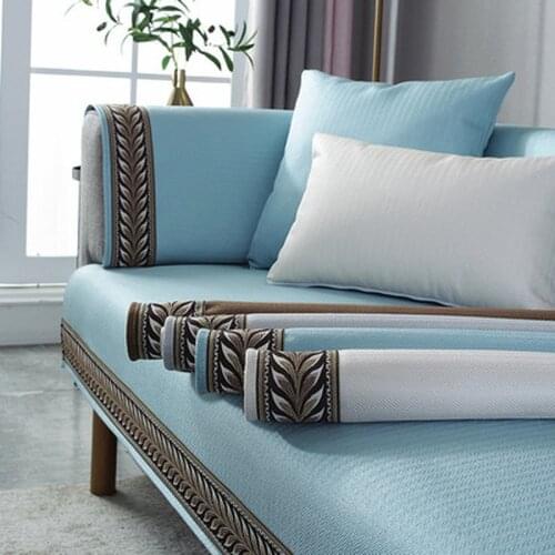 L Shape Sofa Covers Couch Four Season Universal Sofa Cushion Towel Slipcover Sofa Cover Armrests 1/2/3/4-seater for Living Room