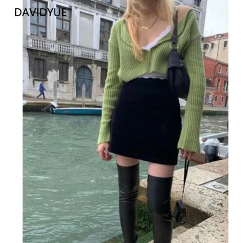 Женские кардиганы на молнии Davidyue China At AliExpress