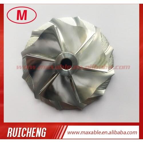 GT15-25 436131-0002 38.62/52.19mm 6+6 blades turbo billet/milling/aluminum 2618 compressor wheel for 452204/454061/454135/70595