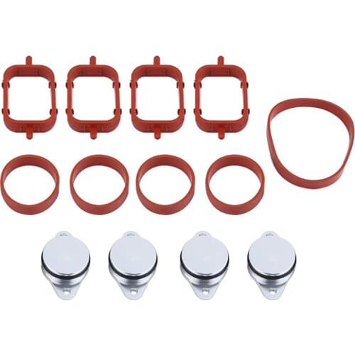 Fits For BMW M47 E46 320d 330d 525d 4x 22mm Diesel Swirl Flap Bungs Gaskets Kit