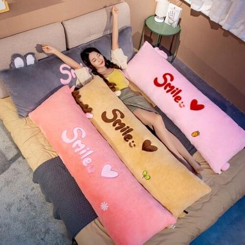 Cartoon Long Sleeping Pillow for Pregnant Body Support Neck Pillow Pillow Bed Pillow For Cervical Pillow Cushion for Health Care
