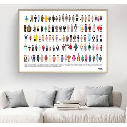 French Movie Thumbnail Wall Art Funny Film Canvas Painting Nordic Cartoon Posters And Prints For Living Room Home Decor No Frame