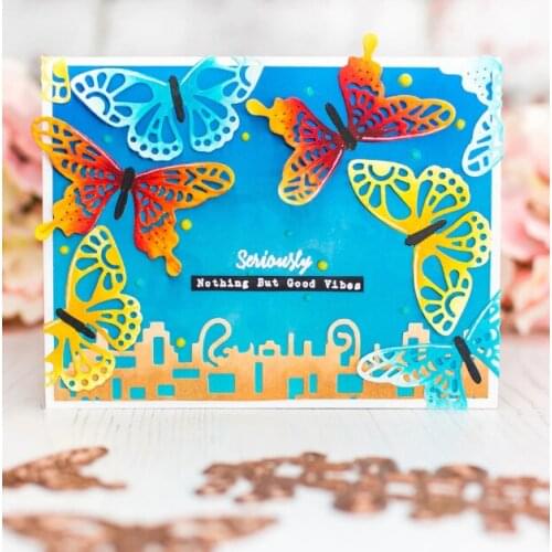 New Butterflies Metal Cutting Dies Stencils for DIY Scrapbooking/photo album Decorative Embossing DIY Paper Cards