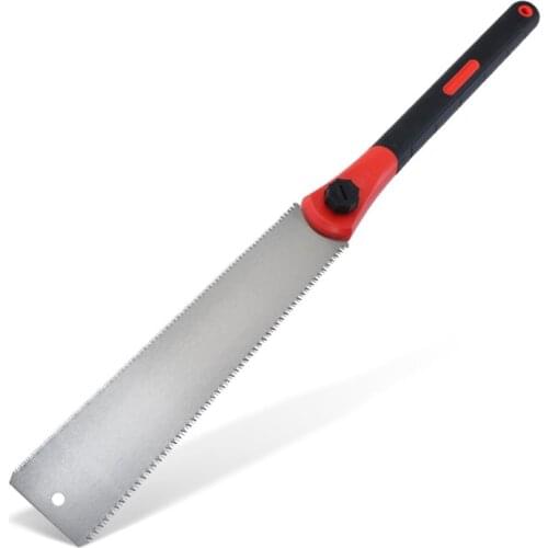 SK5 Double Edge Japanese Saw for Carpenter Wood Camping Dry Wood Bamboo Pruning HandSaw with Hard Teeth Woodworking Tool