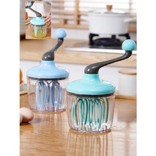Hand Cranked Manual Egg Beaters Cream Whisk Egg Mini Blender Eco Baking Supply Tools Batter Kitchen Tool