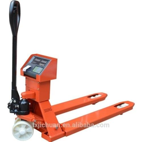Hand Industrial Hydraulic Pump Pallet Truck Scale Hand Pallet Truck With Weigh Digital Scale