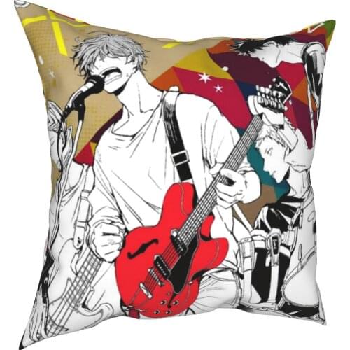Given Poster Pillowcase Printing Fabric Cushion Cover Decoration Anime Throw Pillow Case Cover Home Zippered 40X40cm