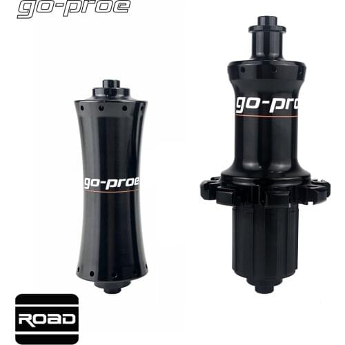 Go-proe GF08 Straight Pull Road Bicycle Hub Front QR100mm Rear QR130mm 20-24(2:1) Shimano Freebody For Road Cycling Wheelset
