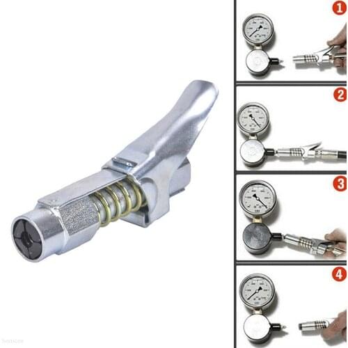 1/8 NPT Grease Coupler Locks Zerk 10000PSI Grease Coupler Fitting Tip