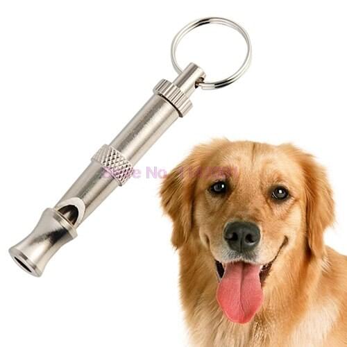 200Pcs Puppy Pet Dog Whistle Training Obedience Ultrasonic Supersonic Sound Pitch Quiet Trainning Sound Repeller Keychain