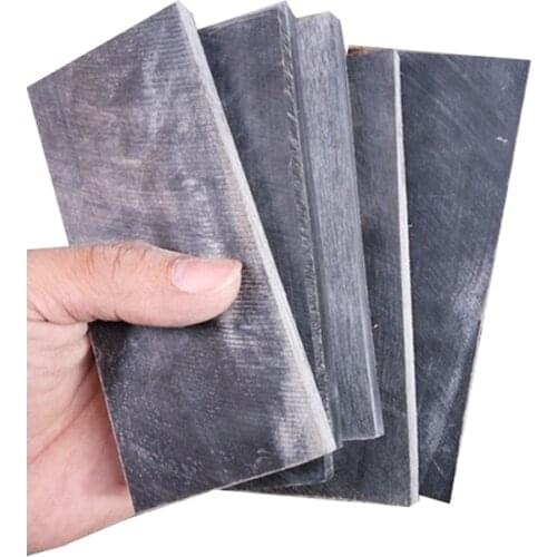 80x30x3-15mm Black Buffalo Horn slice plate Knife handles, spacers, inlays, carvings, crafts-1piece