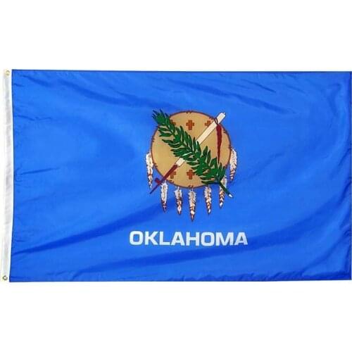 90X150cm us usa state Ok flag