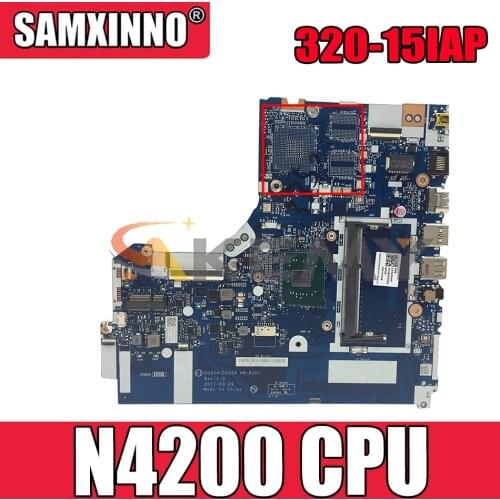 Akemy For Lenovo 320-15IAP Laptop Motherboard DG424 DG524 NM-B301 Motherboard CPU N4200 DDR3 100% Test Work Free Shipping
