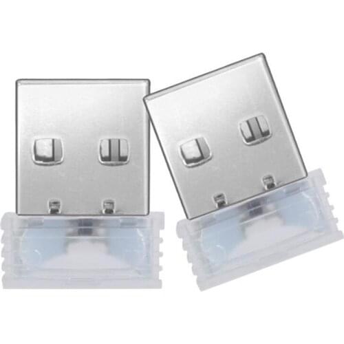 Car LED USB Ambient Light Mood Interior Lamp Plug/Play Emergency Bulbs