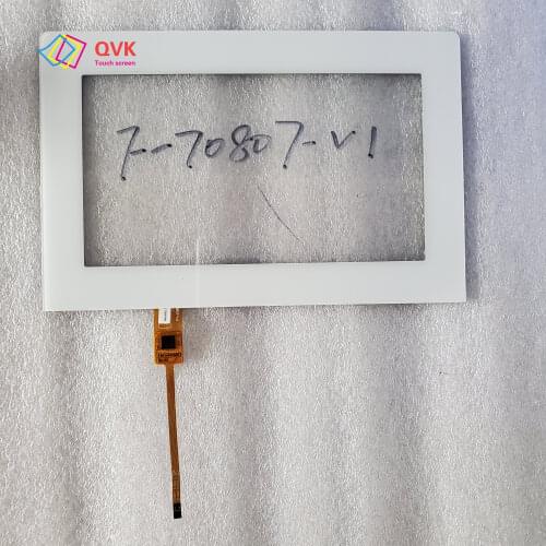 White touch screen P/N F-WGJ11642-V1 F-70807-V1 Capacitive touch screen panel repair and replacement parts free shipping