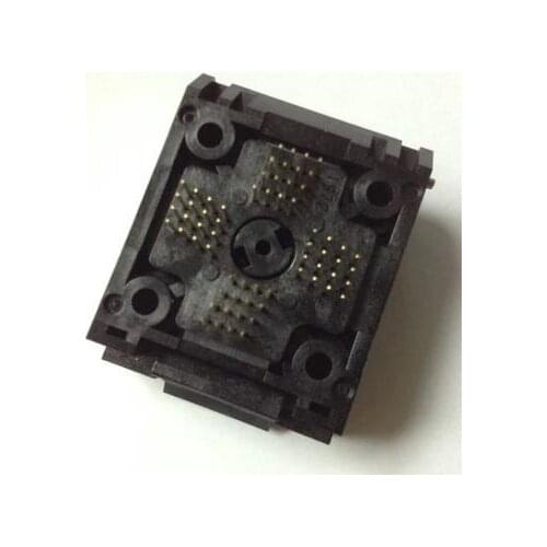 Free shipping new programming socket QFP64 test holeder IC51-0644-1972 pitch 0.4mm