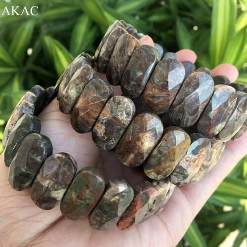 2bangles Approx 10*20mm 100% natural flower agate faceted bangle for women bangle