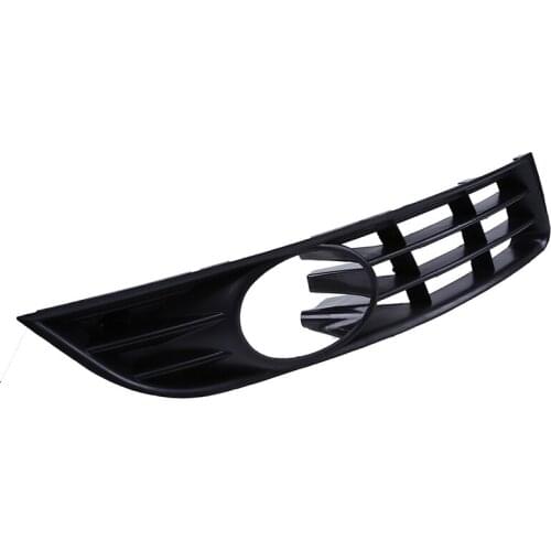 Black Auto Front Bumper Driving Fog Lights Cover Lamp Frame Trim For VolksWagen Passat B6 2005-2010