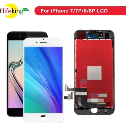 1PCS Grade AAA LCD For iphone 7 7 Plus 8 8 Plus Display Touch Screen Digitizer Replacement Full Assembly LCD With Repair Tools