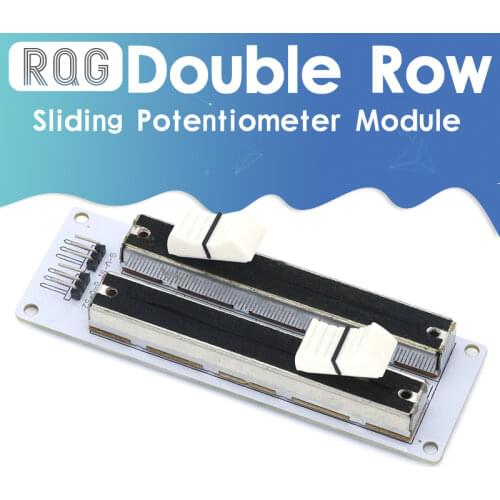Electronic Building Block 10K Double Row Sliding Linear Potentiometer Module For Arduino Mixer Linear Sliding Resistance