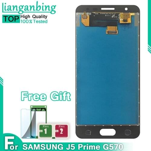 J5 Lcd For Samsung Galaxy J5 Prime G570F G570 SM-G570F New AMOLED LCD Display With Touch Screen Digitizer Assembly5.0