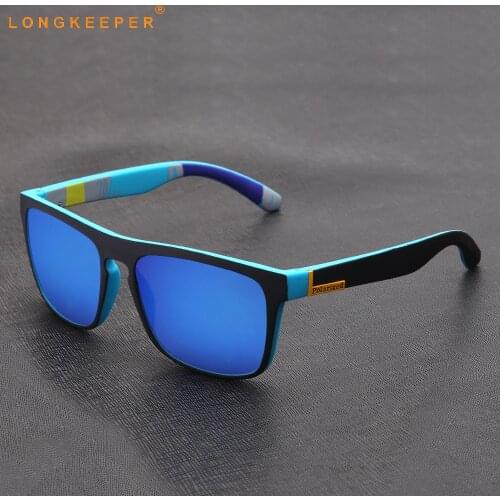 Classic Polarized Sunglasses Men Square Driving Sun Glasses Luxury Brand Designer Male Mirror Shades UV400 Gafas De sol