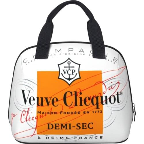 Veuve Clicquot Fashion Shell Lunch Bag Lunch Bag Insulation Bag Multi-purpose Keep Warm and Cold_gyg01