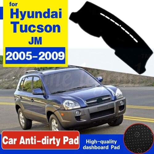 For Hyundai Tucson 2005 2006 2007 2008 2009 JM Anti-Slip Mat Dashboard Cover Pad Sunshade Dashmat Protect Carpet Car Accessories