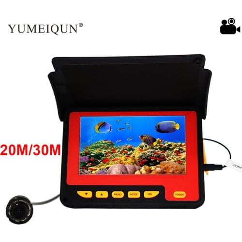 20M/30M Fish Finder 4.3" 1000TVL Underwater Ice Fishing Camera for Winter Sea Fishing