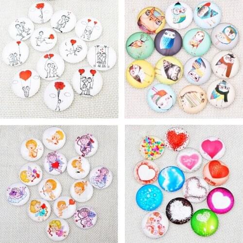 50PCS Mixed 4 Styles Time Gem Love balloon Snap Button Jewelry Charm Fit For 18mm DIY Snap Bracelet&Necklace Jewelry