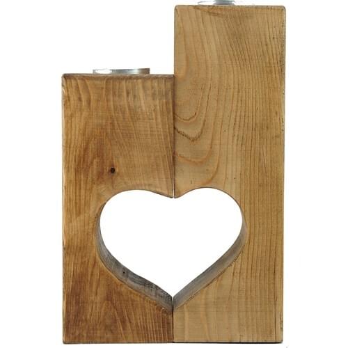 Turcowood Heart Candle Holder